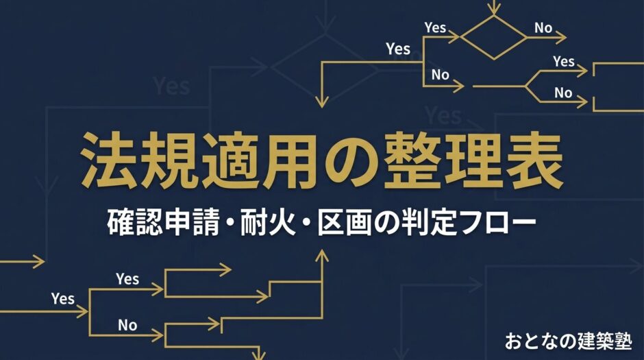 法規適用の整理表 アイキャッチ