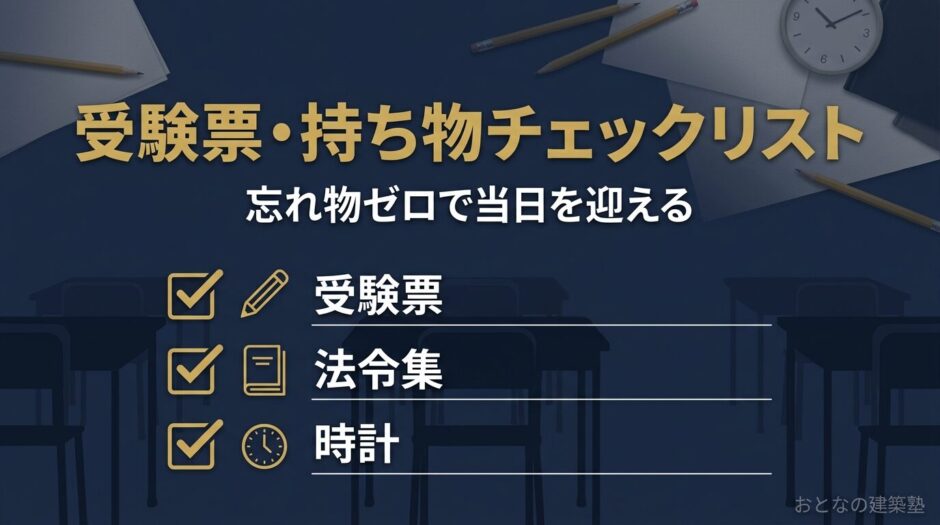 受験票・持ち物チェックリスト アイキャッチ