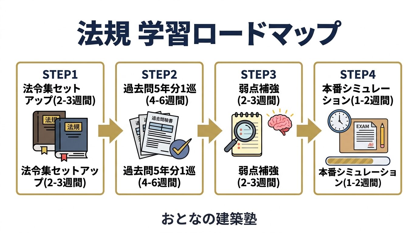 法規 学習ロードマップ