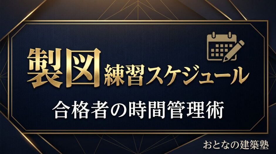 製図練習スケジュール